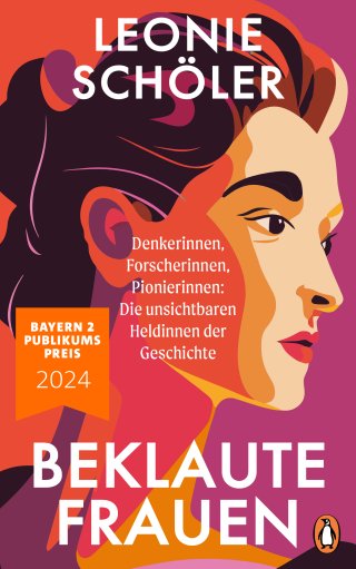 Beklaute Frauen mit Bayern 2 Publikumspreis-Fähnchen